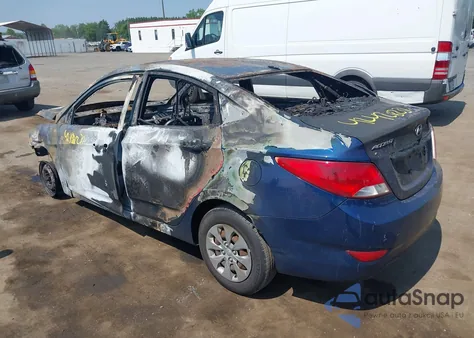 2016 Hyundai Accent Se из США, поврежденный, VIN KMHCT4AE1GU953658